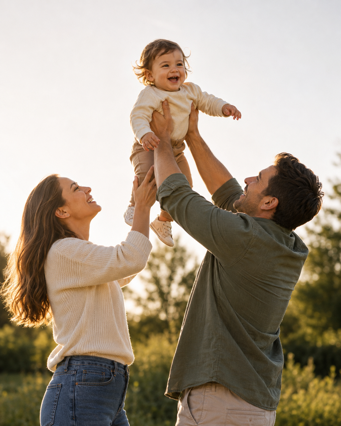 Famiglia che ritrova serenità